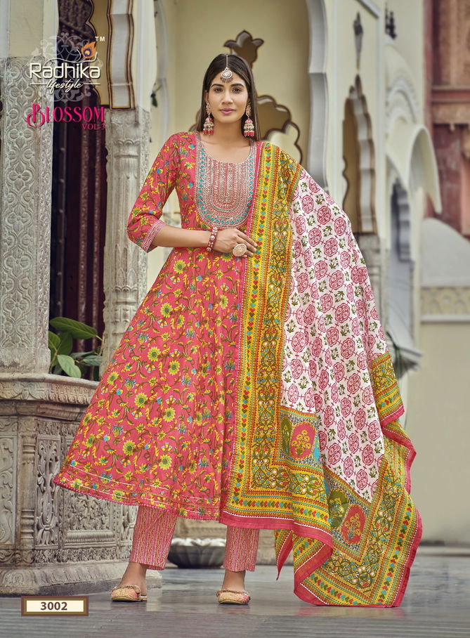 Blossom Vol 3 By Radhika Readymade Anarkali Suits Catalog